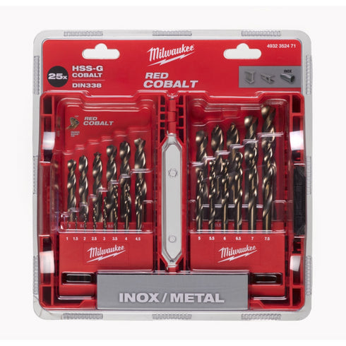 Set burgija za metal kobaltne 1-13mm HSS-CO 25kom Milwaukee 4932352471