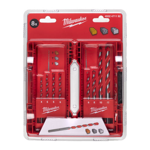 Set burgija za beton 4-12mm Milwaukee 4932471192
