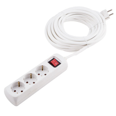 Produžni kabl sa prekidačem 3 utičnice 5 m BEOROL