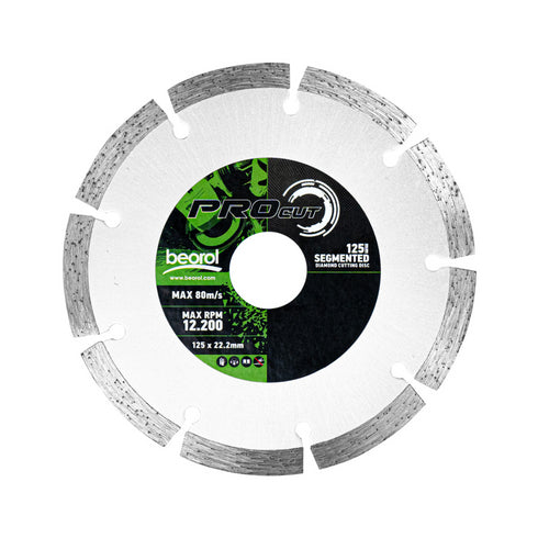 Rezna ploča dijamantska segmentna ø125mm BEOROL