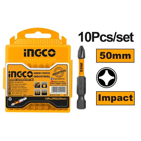 SDBIM11PH223 ODVIJAČKI UDARNI BIT PH2 50MM 10/1 INGCO