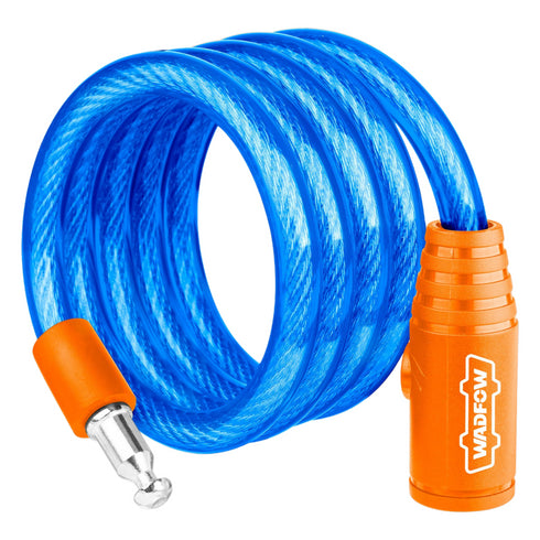 Spiralna brava za bicikl sa ključem 15x1200mm WBK1115 Wadfow