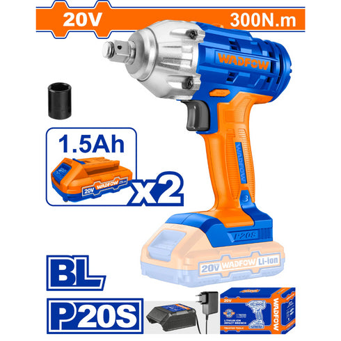 Akumulatorski udarni odvijač 1/2 20V 2x1.5 Ah WCD1512 Wadfow