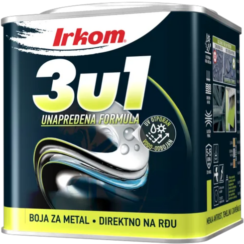 EMAJL 3U1 SVETLO PLAVA RAL5017 *IRKOM
