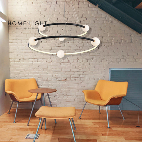 ARIA VISILICA 86W 3000K CRNA/ROZE ZLATO