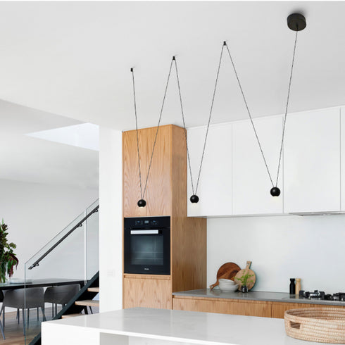 ARIA VISILICA LED 3*4W 3000K CRNA