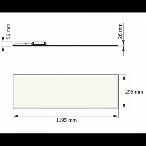 DAWN LED PANEL HN-PL12030 40W 6000K (4000lm) BACKLIGHT