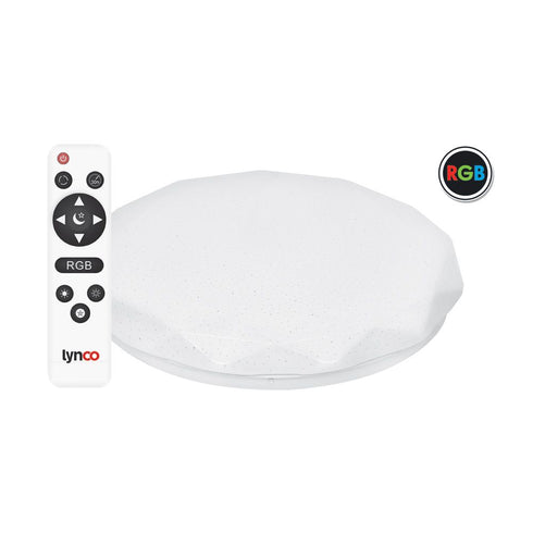 LYNCO Led plafonjera 36W 3000-6500K RGB dijamant