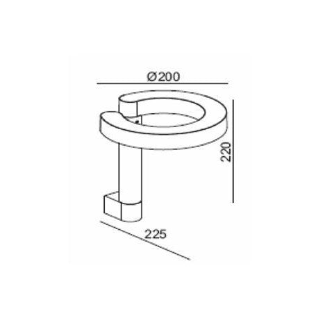 Zidna spoljna svetiljka LED HILITE