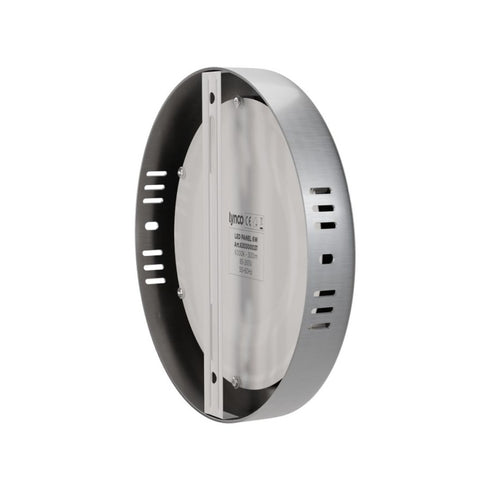 LYNCO Led panel 18W 4000K hrom nadgradni krug
