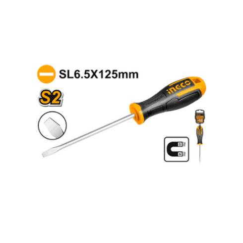 HS686125 ODVIJAČ RAVNI 6.5x125 INGCO