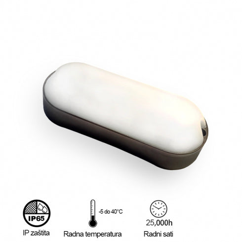 LED svetiljka elipsa 18W