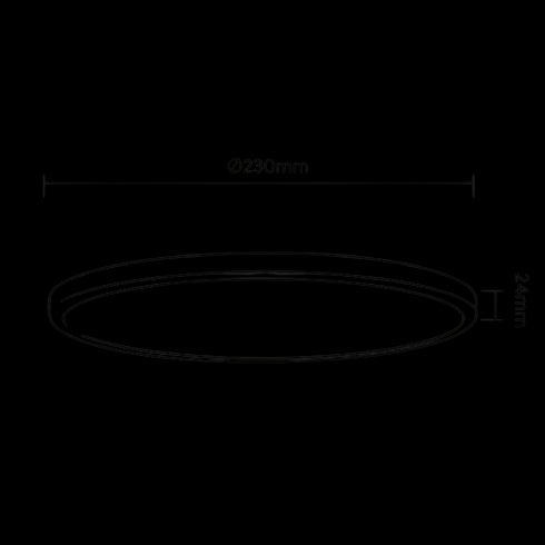 LED PLAFONJERA LV 18W 2800K/4000K/6000K BELA
