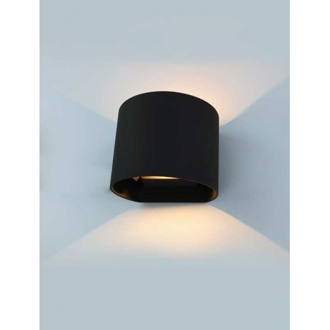 LED zidna svetiljka crna