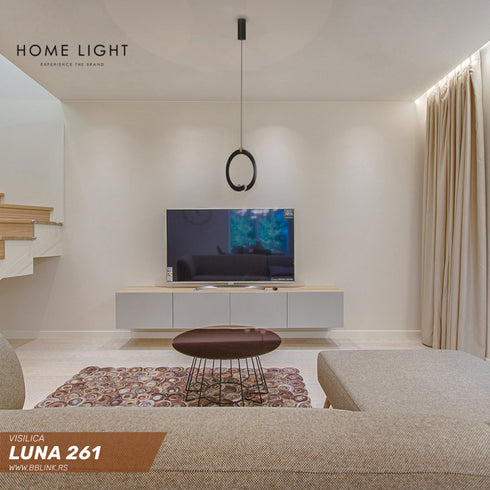 LUNA VISILICA 24W 3000K CRNA