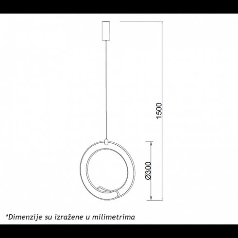 LUNA VISILICA 24W 3000K MESING