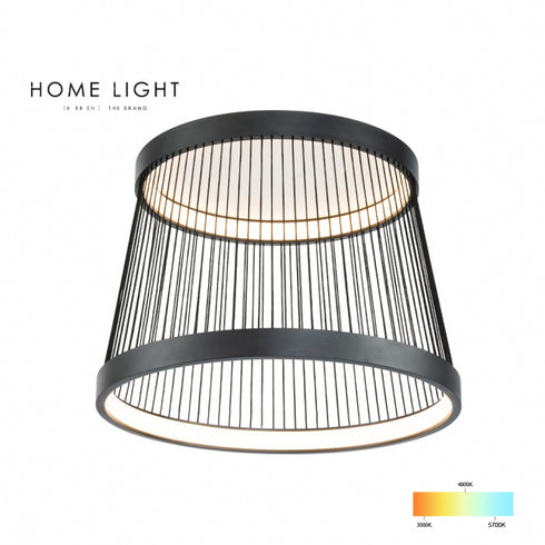 LUNA 317 PLAFONSKA SVETILJKA 50W 3000/4000/5700K CRNA