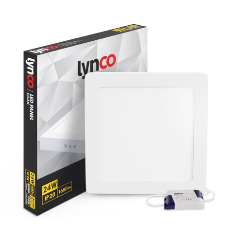LYNCO Led panel 24W 3000K nadgradna kocka