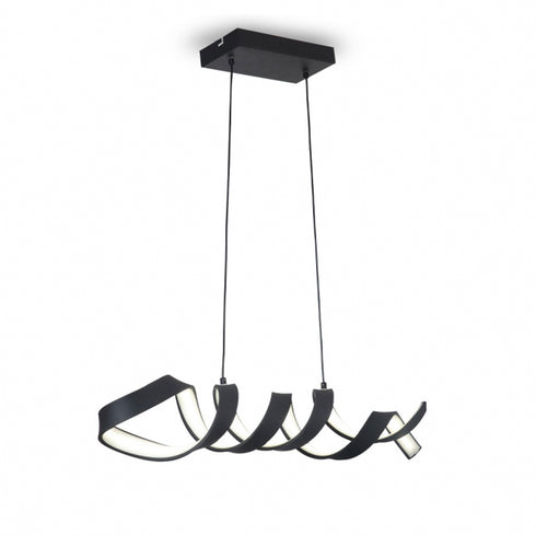 Luna luster 24W 3000K crna