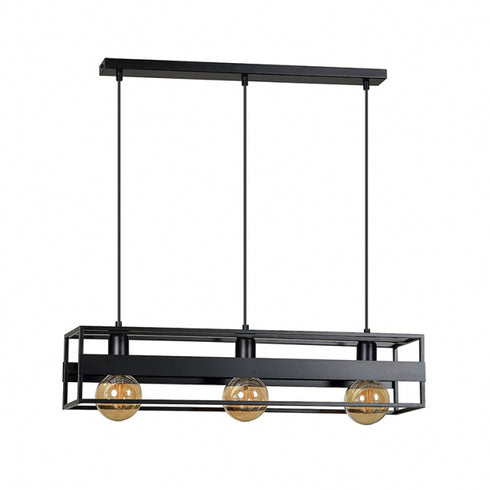 VESTA 419 VISILICA 3XE27 CRNA