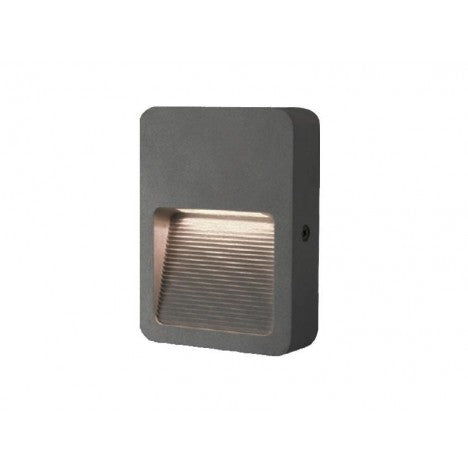 LED zidna spolja siva svetiljka