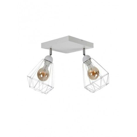 RUSTIK 139 PLAFONSKA SVETILJKA 2XE27 BELA