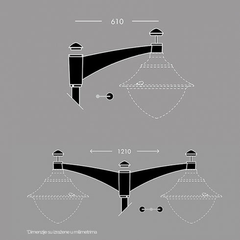 Nosac za stubne svetiljke