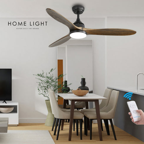 PLAFONSKI VENTILATOR SA SVETLOM C193B DRVO