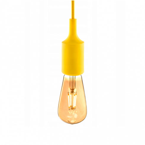 RUSTIK 119 VISILICA 1*E27 ZUTA pvc