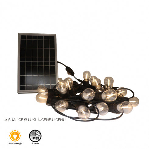 SOLARNA SVETILJKA B04 SET GRLA SA KABLOM