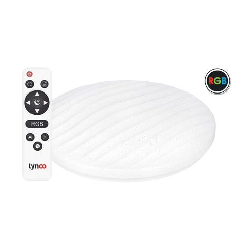LYNCO Led plafonjera 36W 3000-6500K RGB talas