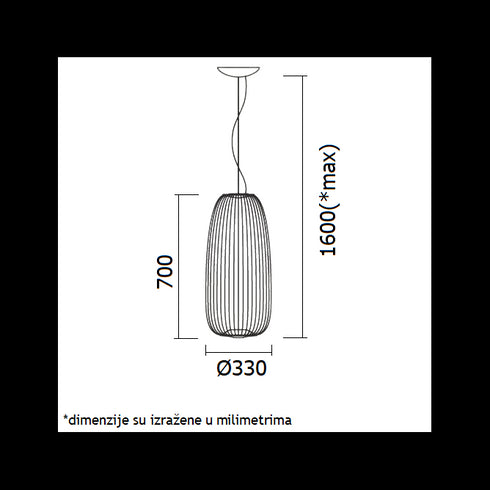 VESTA 304 VISILICA LED 15W 4000K black
