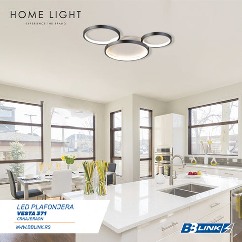 VESTA 371 PLAFONSKA SVETILJKA LED 40W 3000K BRAON