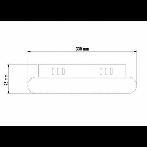 VESTA 611 PLAFONSKA SVETILJKA 20W 3000K BELA