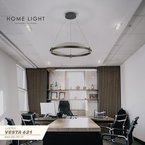 VESTA 621 LUSTER 80W 3000K SIVA/BRAON