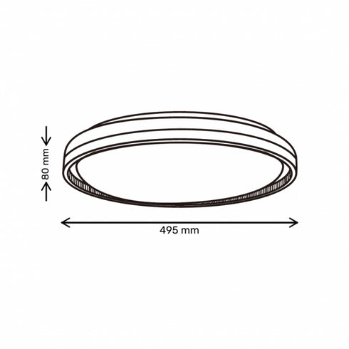 VESTA 669 LED PLAFONJERA 24W/48W CCT
