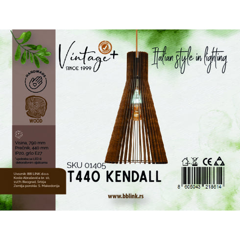 VINTAGE KENDALL VISILICA SKU 01405