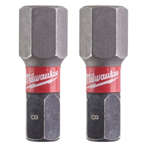 Bit HEX8x25mm 1/4" 2kom 4932430898 Milwaukee