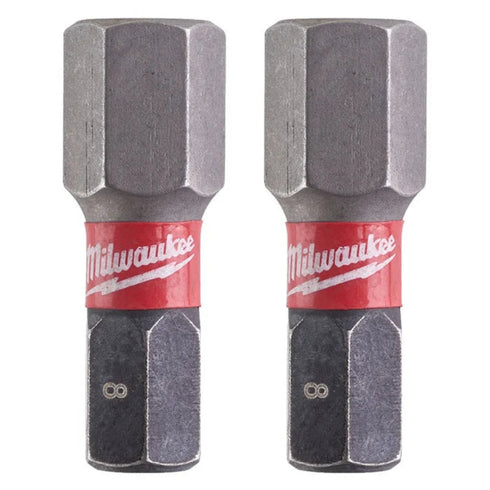 Bit HEX8x25mm 1/4" 2kom 4932430898 Milwaukee