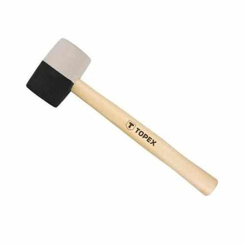 Gumeni čekić crno beli TOPEX 02A354