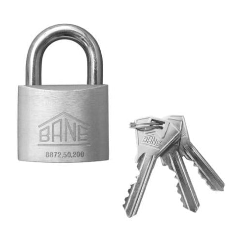 Katanac 50mm aluminijumski sa mesinganim valjkom Bane