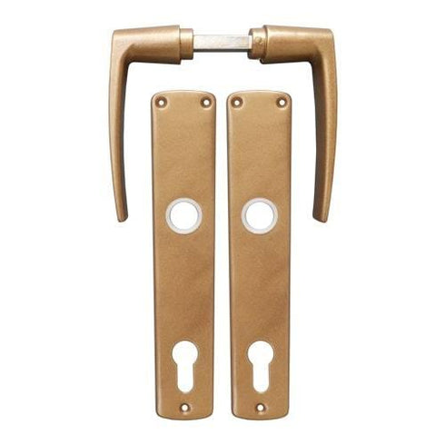 Kvaka sa štitom za cilindar garnitura Mara Bronza Bane