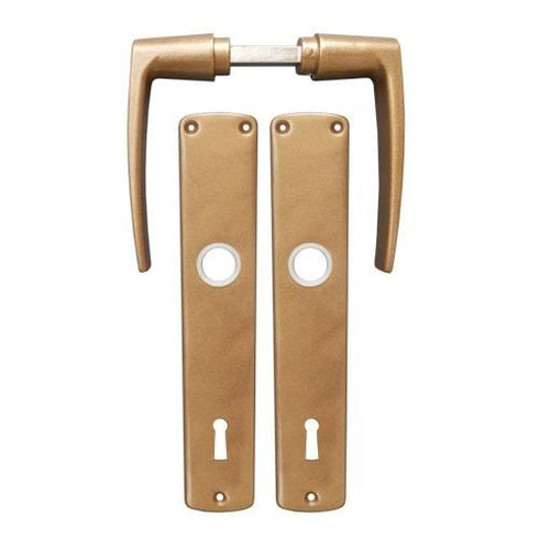 Kvaka sa štitom za ključ garnitura Mara Bronza Bane