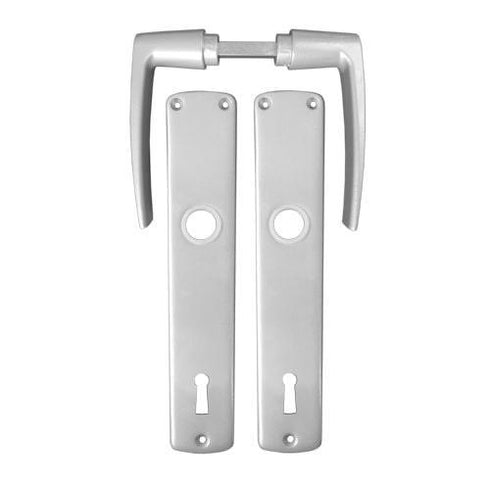 Kvaka sa štitom za ključ garnitura Mara Srebrna Bane