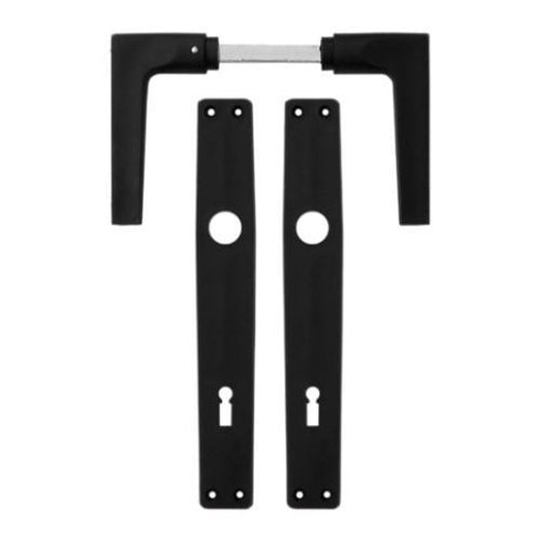 Kvaka sa štitom za ključ PVC crna Bane