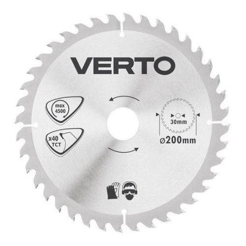 List kružne testere za drvo fi 200mm 40 zuba Verto 61H130